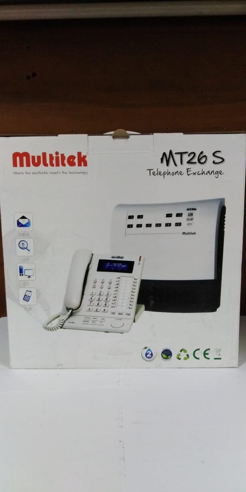 MULTİTEK MT26 2 Harici 6 Dahili Telefon Santrali