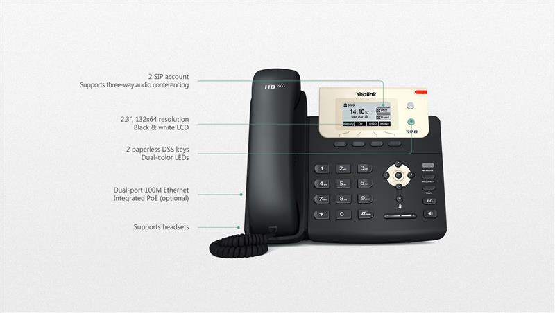 Yealink T21 E2 IP Telefon