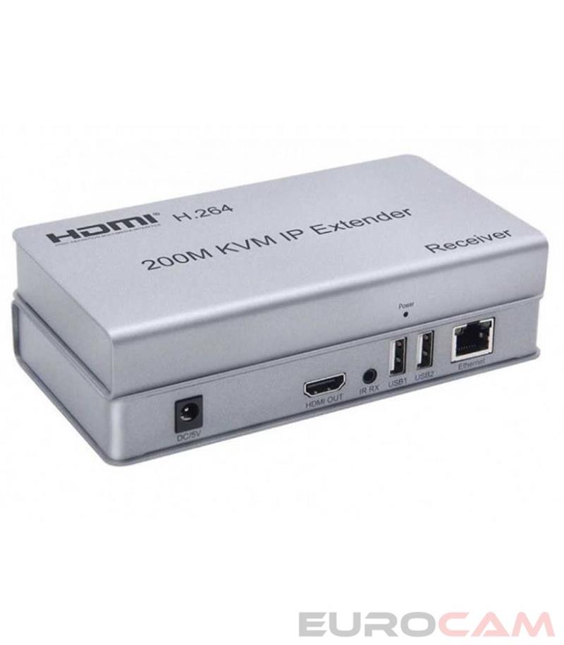 100 MT HDMI-USB KVM İP EXTENDER