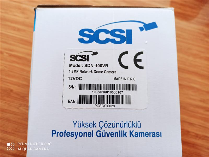 1.3 Megapiksel IR Dome Ip Güvenlik Kamerası