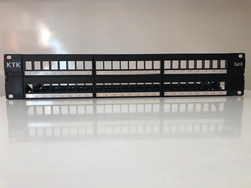 KTK CAT6 48 PORT PAC PANEL