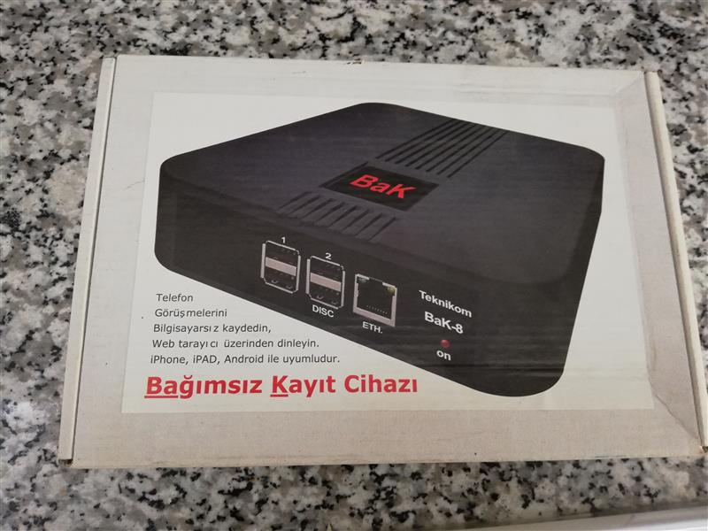 BAK02 BAĞIMSIZ SES KAYDEDİCİ